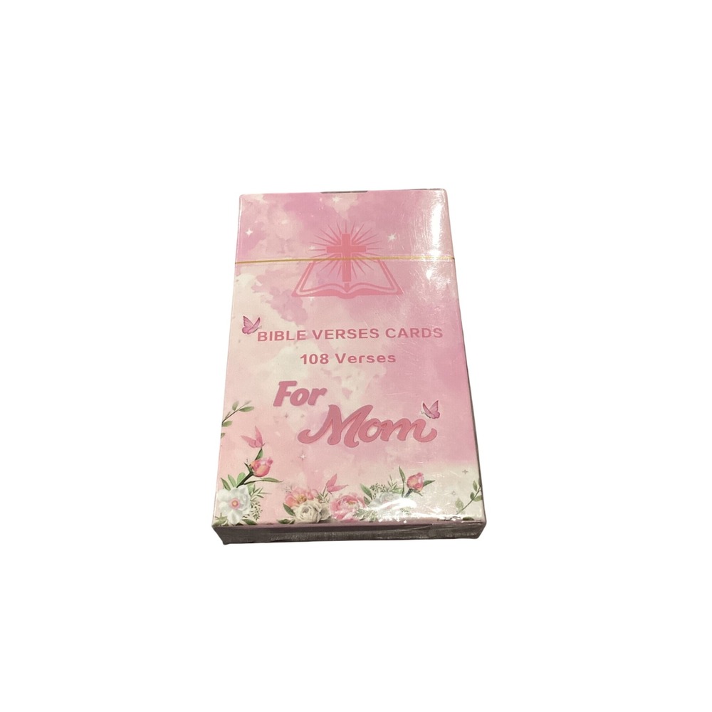 Lapsia Bible Verse Cards For Mom 108 Scripture Verses Pink Floral Gift Set New